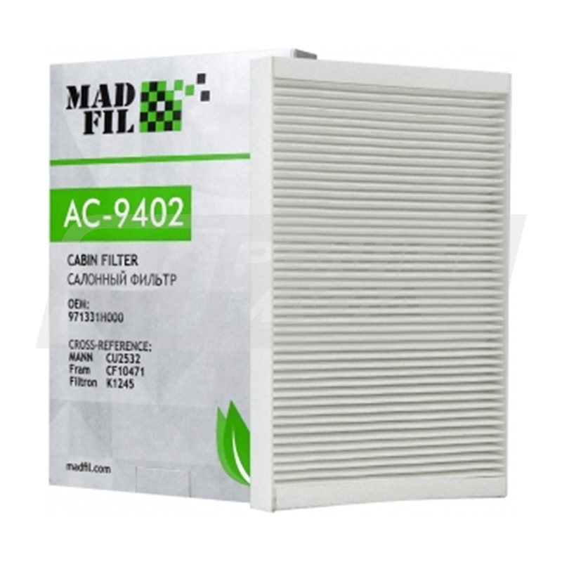 MADFIL AC-9402 (K1277, CU 2631, AC-Hyundai/Kia 97133-1H000) AC9402