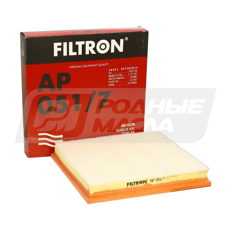 FILTRON AP 051/7 (A-GM 13272719, 5904608080516) AP0517